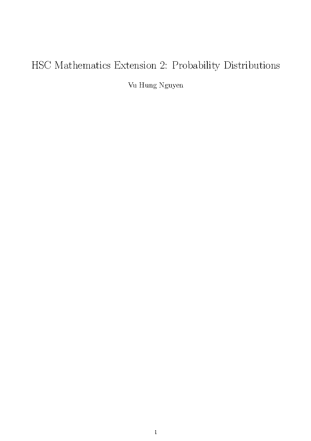 HSC Distributions thumbnail